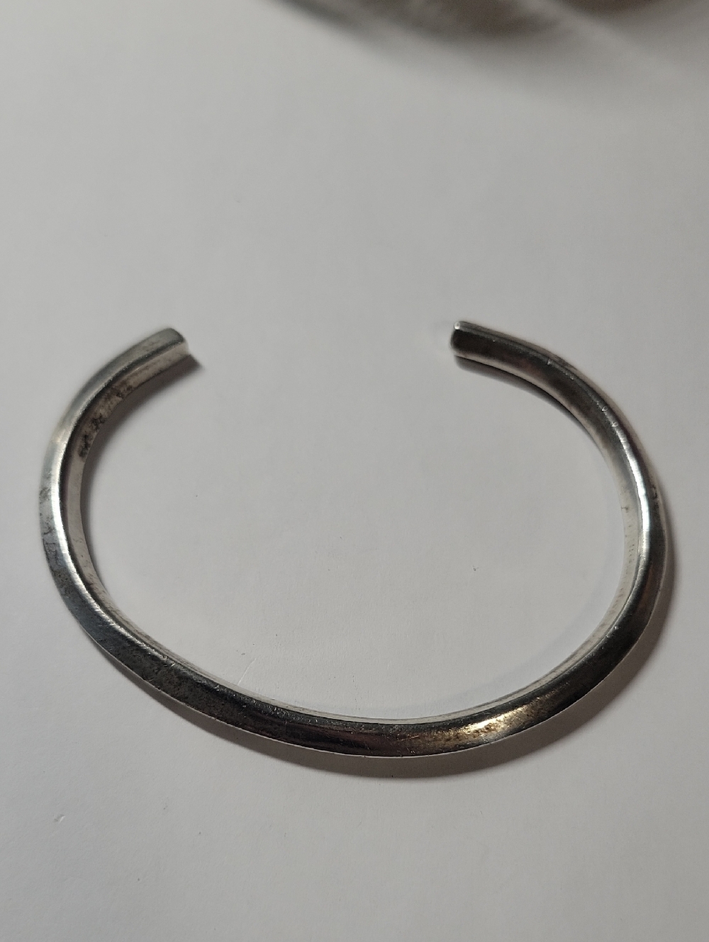 925 Heavy Classic Womens Silver Cuff Bracelet - Sleek Open Bangle